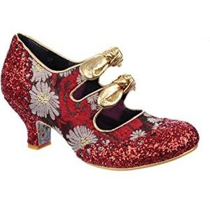 Irregular Choice Vrouwen Calendula Pomp, Rood, 36 EU