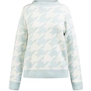 Sookie Dames gebreide trui 12425453-SO01, lichtblauw wolwit, XS/S, Lichtblauw wolwit, XS/S