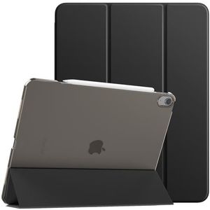 TiMOVO voor iPad Air 13 inch hoes M2 2024, slanke standaard hoes voor iPad Air 13 inch, ondersteuning Touch ID, Auto Wake/Sleep Smart Shell met doorschijnende achterkant, iPad Air 13 hoesje - zwart