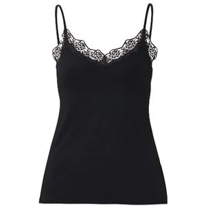 GOLDEN LADY Dames tanktop van kant en viscose Camisole, zwart, 4, zwart, 4