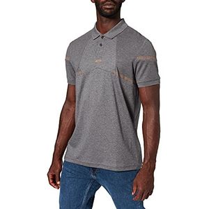BOSS Paul Pixel Poloshirt voor heren, Medium Grey31, XXL