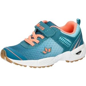 Lico Uniseks kinderen Barney Vs Multisport Indoor schoenen, Turkoois petrol blauwe zalm, 25 EU