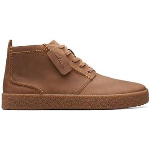 Clarks Streethill Mid enkellaarzen voor heren, Dark Tan Lea, 42.5 EU