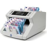 Safescan 2210 - Telmachine voor gesorteerde bankbiljetten, met dubbele controle op vals geld, grijs