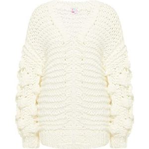 nascita Dames gebreide jas 19019442-NA03, wolwit, M/L, wolwit, M/L