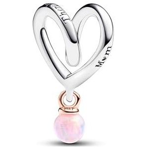 Charm Pandora Moments 783242C01 corazón bicolor