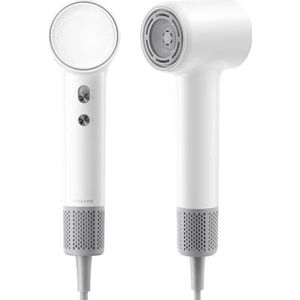 DREAME Mini High-Speed föhn, 270 g lichtgewicht, snelle droging, aanpasbare modi, motor met 100.000 tpm, NTC-temperatuurregeling, negatieve-ionenverzorging, 5 aanpasbare modi, kindermodus,wit