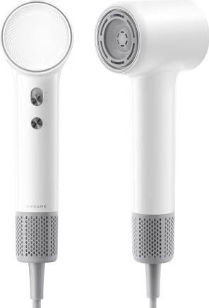 DREAME Mini High-Speed föhn, 270 g lichtgewicht, snelle droging, aanpasbare modi, motor met 100.000 tpm, NTC-temperatuurregeling, negatieve-ionenverzorging, 5 aanpasbare modi, kindermodus,wit