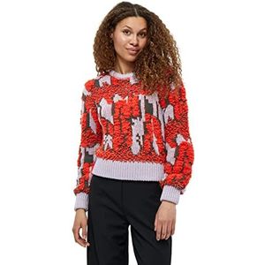Minus Florence gebreide trui voor dames, Power Red, XL