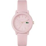 Lacoste Vrouwen analoog quartz horloge met siliconen band 2001213, roze