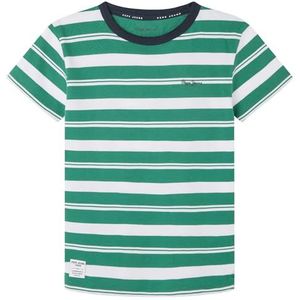 Pepe Jeans Reeve T-shirt voor jongens, groen (Jungle Green), 8 jaar, groen (Jungle Green), 8 jaar