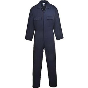 Portwest Euro Work Katoenen Overall Size: S, Colour: Marine Lang, S998NATS