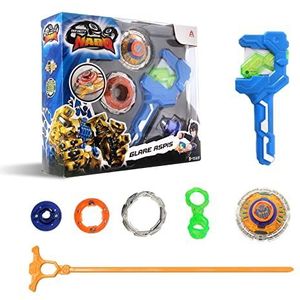 Infinity Nado Spinning Tops for Kids Metal Toy Boys, Battle Tops Spinning Top Launcher Toy Boys, Infinity Nado Spinning Tops Boys vanaf 5 6 7 8 9 10 11 12 jaar, YW624504 Glare Aspis Game