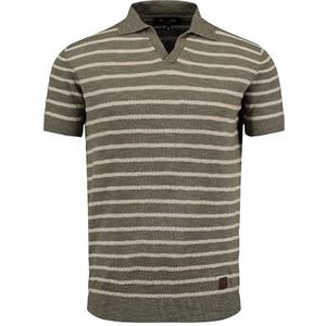 Poloshirt - Gestreept - Jersey - Kwartmouw - Normale Pasvorm