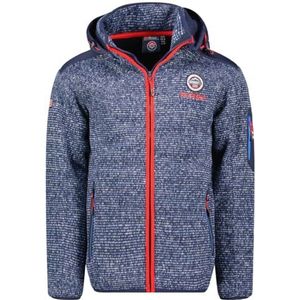 Geographical Norway Uland Heren Dikke Fleece Warme Ritssluiting - Sweatjack Winter Warm Heren Zacht - Sweatshirt met Lange Mouwen - Ideaal Herfst Winter (Marineblauw), Marineblauw, S
