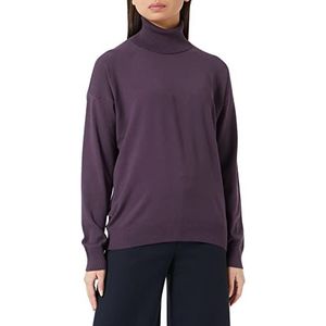 Sisley Womens Turtle Neck 14ETM200D Sweater, Nocturnal Purple 35N, XL