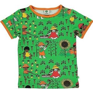 T-shirt met tuinen, groen, 86