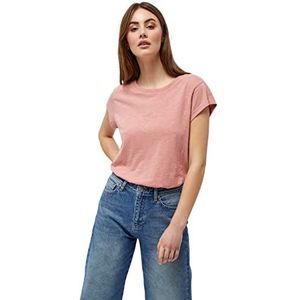 Minus Dames Leti Tee T-shirt, Oude Rose Melange, XS