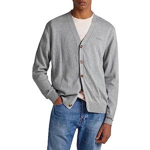 Pepe Jeans Heren Andre Cardigan Sweater, Grijs (Grijs Marl), S