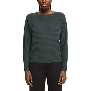 Esprit Sweatshirt voor dames, 376 / Dark Teal Green 2, S