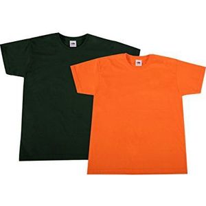 Fruit of the Loom Valueweight T-shirt (set van 2) voor kinderen - multi - 164
