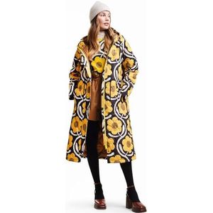 Regatta Womens Orla Kiely Longline gewatteerde warme winter jas met capuchon, AppleBlsmYlw, 38