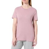 REPLAY Dames T-shirt met korte mouwen met ronde hals, Powder Rose 465 (roze), L