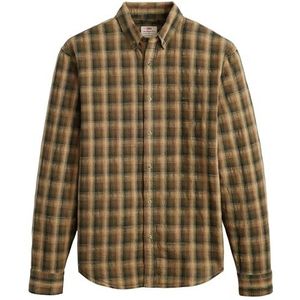 LEVIS A7210-0033 Herentops, Yuri Plaid Kelp, XS