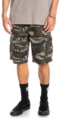 Quiksilver - Cruciale Short - Korte Broek - Lichtgewicht Peached Katoen - 21 Inch Buitennaad