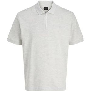 JACK & JONES Jprblawalker Ss Zip Polo, wit, L