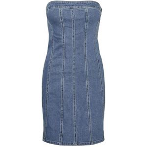 VERO MODA Vmzoie Sl korte denim jurk voor dames, blauw (light blue denim), XL