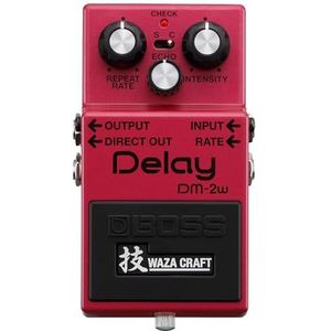 BOSS DM-2W Delay | Premium Waza Craft Gitaareffectpedaal met Analoge Circuits | Authentieke Reproductie van de Vintage BOSS DM-2 Delay | Standaard & Gepersonaliseerde Speelmodi | 5 Jaar Garantie