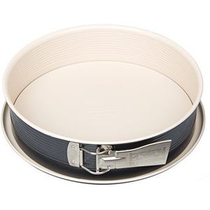 Zenker ronde bakvorm Ø 26 cm CREME NOIR, een metalen bakvorm met lekbescherming en keramisch versterkte ILAG anti-aanbaklaag (Kleur: crème/antraciet), Aantal:1 stuk