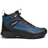 Berghaus Heren Vc22 Multisport Mid Walking Wandellaarzen | Duurzaam | Waterdicht | Ademend | Gore Tex | Vibram, 6.5 UK, Jet Black Hale Navy Corn Husk, 44.5 EU