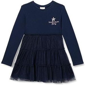 s.Oliver Meisjesjurk kort, blauw, 92 cm