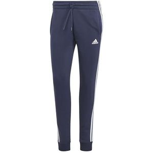 adidas Dames Essentials 3-Stripes Fleece Pants, legend ink/white, S Short
