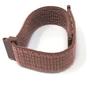 System-S Armband 22 mm van nylon voor Fitbit Versa 4/Versa 3/Sense 2/Sense/Versa Lite/Versa 2/Versa smartwatch in paars, lila, Eine Grösse, Klassiek