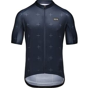 GORE WEAR Fietstrui met korte mouwen voor heren Daily, S, marineblauw/wit