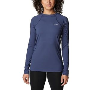 COLUMBIA - Midweight Stretch Long Sleeve Baselayer - Nocturnal Blue - Katoen