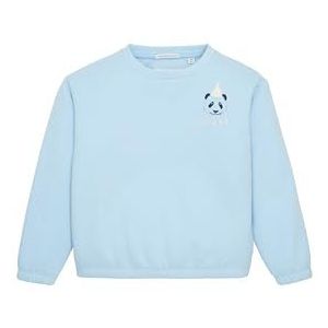 TOM TAILOR Sweatshirt voor meisjes en kinderen, 33971 - Fresh Soft Blue, 116/122 cm