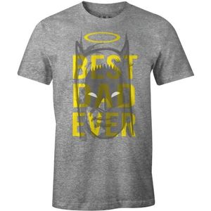Batman MEBATMBTS205 T-shirt, grijs melange, maat XXL
