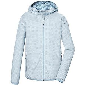 killtec dames Functioneel jack/regenjack met capuchon, inpakbaar KOS 109 WMN JCKT, bali blau, 38, 42955-000