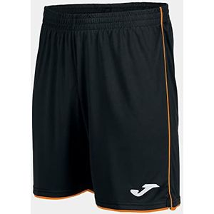 Joma Korte broek merk model Short Liga zwart oranje