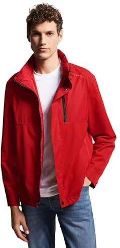 Bugatti - Sportief Jack - Waterafstotend - Met Oprolbare Capuchon - Zwart