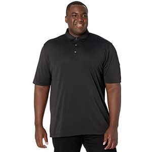 Cutter & Buck Men's Big & Tall Short Sleeve Virtue Eco Pique Recycled Polo Shirt, Black, 2XT