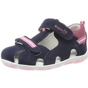 Superfit Fanni Sandalen voor meisjes, Blauw roze 8010, 23 EU