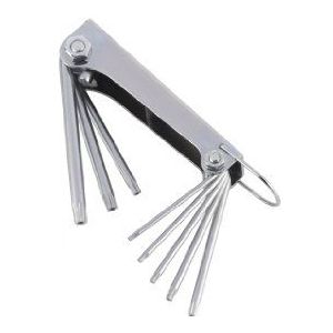 Kinzo - 8-delige Torx Sleutelset - Gereedschap - Zwart - Staal