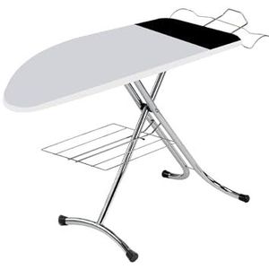 Top House Italia Kolossal Plus Strijkplank, 125 x 48 cm, ruimtebesparend, robuust, inklapbaar, thermo-reflecterende strijkplankovertrek