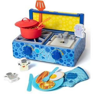 Melissa & Doug Blue’s Clues & You! Houten speelgoed kookset (42-delig)