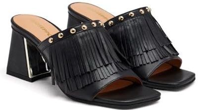 GIOSEPPO - Dixfield - Damessandalen - Zwart - Natuurlijk Leer